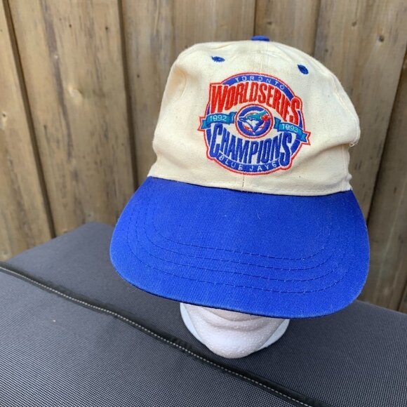 Vintage 1992 Toronto Blue Jays World Series Championship Hat MLB Baseball Cap - Picture 7 of 13